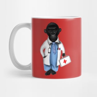 Funny Monkey Doctor Mug